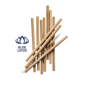 BEST SELLER Pailles en bambou imperméables |   Pailles à boire naturelles résistantes à la chaleur, en vrac - Product Image 1
