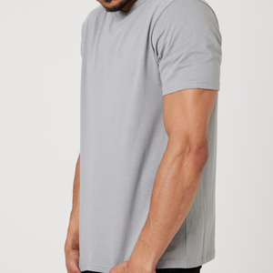 Camisetas de algodón tejido ligeras al por mayor para hombre y mujer, personalizadas con logo impreso, tallas grandes, manga corta - Product Image 2
