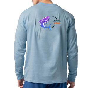 Camiseta de Pesca de Manga Larga con Protección Solar UPF50+, Logotipo Personalizado, Camisetas de Pesca de Alto Rendimiento - Product Image 2