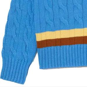 เสื้อคาร์ดิแกนถักไหมพรมคอวี คุณภาพพรีเมียม ผลิตจากผ้าขนสัตว์/อะคริลิก สำหรับเด็กผู้ชายและเด็กผู้หญิง ระบายอากาศได้ดีและแห้งเร็ว เหมาะสำหรับฤดูใบไม้ร่วง - Product Image 3