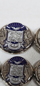 Premium High Quality Metal <b>Buttons</b> PHI BETA SIGMA Fraternity Custom <b>Buttons</b> for blazers in Silver color 8 <b>Buttons</b> - Product Image 4