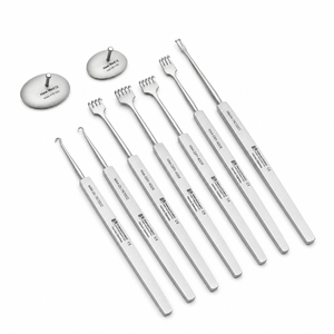 Juego de 23 Instrumentos Quirúrgicos para Blefaroplastia, Acero Inoxidable TC, Instrumentos Oftálmicos para Cirugía Plástica de Párpados - Product Image 6