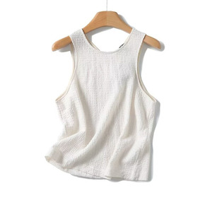 <b>Men's</b> Solid Color Sleeveless Cotton Tank Top Smooth Stretchy Fabric Front Logo Breathable Quick Dry for Flexible Everyday Wear - Product Image 1