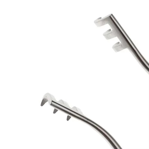 Retractor Jansen Premium - Retractor de Acero Inoxidable Reutilizable con Puntas Dentadas para Mastoides y Sitios Pequeños - Product Image 2