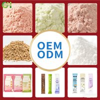 Poudre de Collagène Gluta 300000mg Fraise Vitamine C Éclaircissant Raffermissant pour la Peau Boisson en Poudre au Collagène
