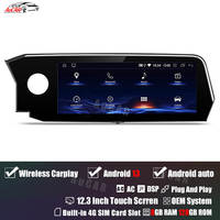 Autoradio Android 13 12,3'' avec écran tactile GPS pour Lexus ES 2018-2020, lecteur multimédia DVD, vidéo automobile