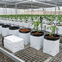 Sacs de culture en tourbe de coco (intérieur noir/extérieur blanc) pour la santé de votre jardin – Écologiques, durables, pour culture hydroponique, champignons et fleurs