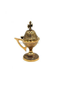 Wholesale Tabletop Polished & Engraved <b>Incense</b> <b>Burner</b> & <b>Holder</b> Arabic Luxury Decorative Home Fragrance <b>Incense</b> <b>Holder</b> - Product Image 4