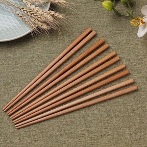 Palillos de Madera Natural Reutilizables, Aptos para Lavavajillas, Hechos a Mano, para Cocinar, Comer, Restaurantes y Hogar - Product Image 1