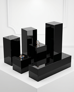 High Quality Customizable Welcome <b>Acrylic</b> Fanxi <b>Block</b> ODM Jewelry Packaging Showcase Display Artfulcosmos ORLV - Product Image 1