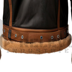 Faux Leather <b>Jacket</b> with Stand Collar <b>Mens</b> Warm Winter Coat Stylish Casual Streetwear Front Logo OEM Private Label Supply - Product Image 6