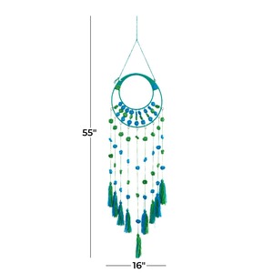 Elegant Round Blue And Green Wall Hanging For Classroom Or Activity Room <b>Decor</b> Makes <b>Spaces</b> More Engaging And Visually Appealing - Product Image 4