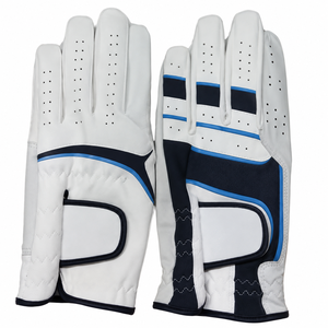 Guantes de Golf de Cuero Genuino con Logotipo Personalizado, Transpirables, Antideslizantes, de Secado Rápido, con Correa de Muñeca de Gancho y Bucle, Unisex, Deportivos, para Exteriores - Product Image 1