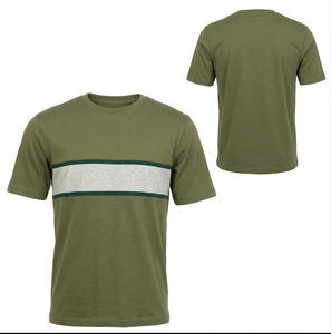 Camisetas de Hombre de Estilo Urbano, Tejidas en Poliéster/Algodón, Personalizadas, Antiarrugas, Transpirables, Cuello Redondo, Ligeras - Product Image 1