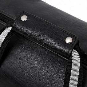 Maleta de Viaje Moderna, Ligera, de Cuero, Informal, con Ruedas, Resistente, para Fin de Semana, Vacaciones, Fácil de Transportar - Product Image 4