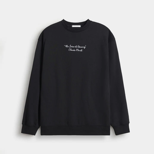 Pull-over modulaire surdimensionné avec patch de marque amovible en velcro et bordures côtelées robustes - Product Image 6