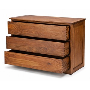 Acacia <b>Wood</b> Rectangle 3-Drawer Lateral <b>Filing</b> <b>Cabinet</b> | Traditional Handcrafted Eco-friendly Durable Office Furniture - Product Image 1