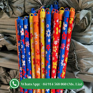 Flor PVC película retráctil mango de escoba de madera embalaje 45 48 50 piezas por bolsa - Product Image 4