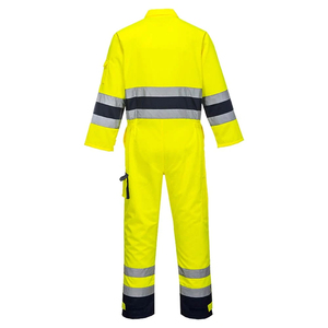 Men's Hi Vis Workwear Coverall High Visibility Reflective Work Uniform Industrial Suit <b>Overall</b> Working Clothes Hi Vis Uniform - Product Image 3
