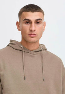 Sweat à capuche essentiel uni pour homme en molleton de coton avec poche kangourou et capuche ajustable, style streetwear décontracté - Product Image 4