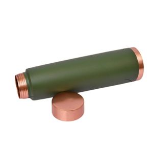 Wholesale Hammered Pure Copper Water Bottle with <b>Cups</b> Set Matte <b>Black</b> and Copper Health Drinkware Set for Wedding Gifts - Product Image 2