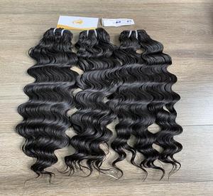 Venta al por mayor de Extensiones de Cabello 100% virgen vietnamita de grado superior para cabello tejido paquetes de ondas naturales todos los colores de proveedor de confianza - Product Image 6