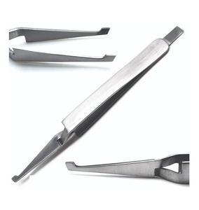 Pince orthodontique ergonomique professionnelle manuelle de 14 cm pour fixation de brackets, en acier inoxydable, instrument dentaire - Product Image 5