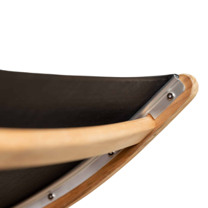 Chaise longue de piscine extérieure en teck, réglable, portable, confortable, durable, écologique, moderne et luxueuse - Product Image 6