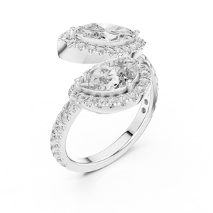 ROYAL 14K anillos de diamantes de moda para mujer joyería personalizada al por mayor resina de aleación de acero inoxidable de alta calidad de confianza - Product Image 6