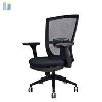 Chaise de bureau exécutive à dossier haut en maille au design moderne, siège en mousse PU, appui-tête ergonomique réglable, accoudoirs 4D, structure en acier