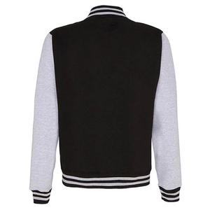 Wholesale Custom Men Winter Varsity <b>Jackets</b> <b>Mandarin</b> <b>Collar</b> Front Logo Casual Solid Color Breathable Polyester - Product Image 6