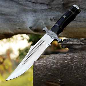 Couteau de chasse à lame fixe artisanal en acier au carbone de haute qualité, le plus vendu, idéal pour l'industrie, personnalisable OEM - Product Image 4