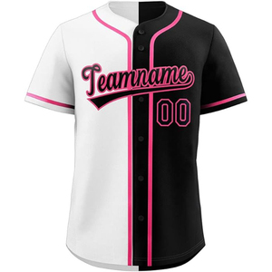 Maillots de baseball unisexes pour équipes professionnelles, couleurs personnalisables, légers et résistants, 100 % polyester, vêtements de sport respirants, prix abordable, OEM - Product Image 3