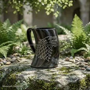 Mug en corne de bœuf de qualité supérieure, luxueux et écologique, pour hôtels et soirées bière, anti-fuite, à faible MOQ - Product Image 6