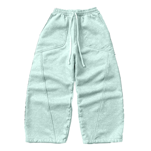 Pantalon de survêtement gris pour homme, taille élastique, cordon de serrage, coupe décontractée, poches latérales, respirant, pour l'automne - Product Image 3