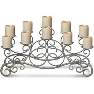 Premium Export Rustic Decorative Handmade Stainless Steel Customized Shape Digital Printing Candle <b>Holder</b> <b>Candlestick</b> <b>Holder</b> - Product Image 5