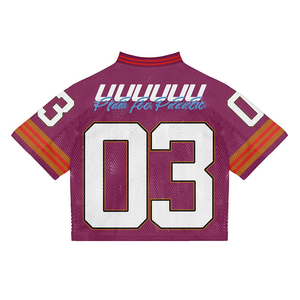Camisetas de Fútbol Personalizadas con Logotipo, Corte Cuadrado, Malla de Poliéster, Estilo Urbano, Sublimación, Impresión en Serigrafía, Vintage, Talla Grande para Hombre - Product Image 4