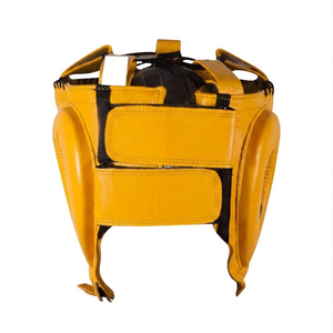 Protector de Cabeza de Cuero Duradero de Alta Calidad al por Mayor, con Correa Ajustable y Diseño Único para Boxeo y Kick Boxing - Product Image 2