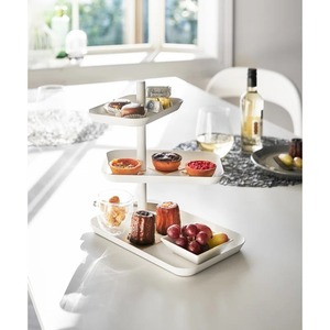 ฐานวางเค้กโลหะรูปมงกุฎเคลือบทองพร้อมพื้นผิวด้านบนสีดำ - Product Image 6