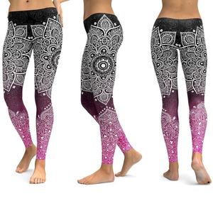 Leggings Sublimados Personalizados para Mujer, Pantalones de Yoga con Estampado de Cintura Alta, Ropa Deportiva para Gimnasio, Entrenamiento, Fitness, Running, Activewear, USA - Product Image 6