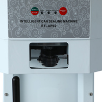 Machine à sceller les canettes commerciales pour bouteilles en PET Machine à sceller les canettes de soda Scellant automatique pour boîtes de thé