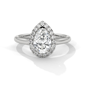 Anillo de Diamante Solitario de Moissanita de Lujo, Elegante Anillo de Compromiso para Mujer, Joyería Fina - Product Image 1