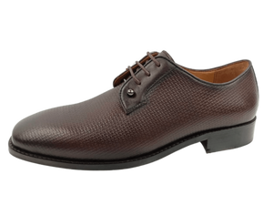Zapatos Oxford de Vestir para Hombre, Color Marrón, con Cordones, Punta en Pico, Suela HM, para Oficina y Carrera Profesional, Color Sólido, para Todas las Temporadas - Product Image 3