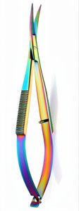 Tijeras de acero inoxidable para cutículas, tijeras de resorte para cejas, cortador de cejas, microtijeras para ojos, tijeras de manicura para cejas - Product Image 4