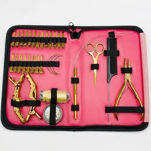 Kit Profesional de Herramientas para Extensiones de Cabello con Alicates de Acero Inoxidable, Aguja de Gancho, Hilo para Tejer, Clip para Separar el Cabello y Herramienta de Bucle - Product Image 3