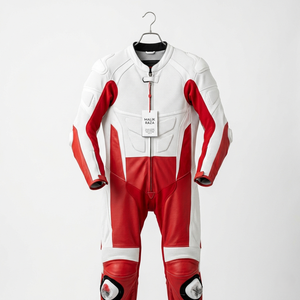 Combinaison de moto en cuir artisanale sur mesure, équipement de course professionnel ajusté sur mesure - Product Image 5