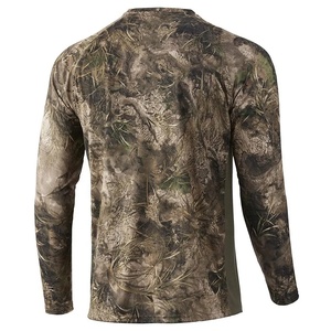 Men's Long Sleeve Camouflage Hunting Shirt Breathable Polyester Outdoor Top Spring Wear - Product Image 5