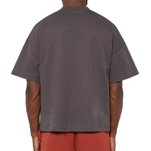 Camiseta de Lujo para Hombre, Gruesa, 100% Algodón, Impresión Digital, Personalizable, Talla Grande, Hombros Caídos, Alta Calidad - Product Image 4