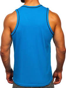 เสื้อกล้ามแฟชั่นสำหรับผู้ชายเสื้อออกกำลังกายพิมพ์ลาย - Product Image 4