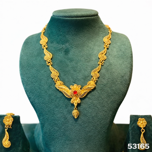 MOLL JEWELLERS - Cadena de Eslabones con Diseño de Hojas, Chapada en Oro, con Circonitas Naturales, para Mujer, Elegante y Moderna, Certificada por Terceros - Product Image 5